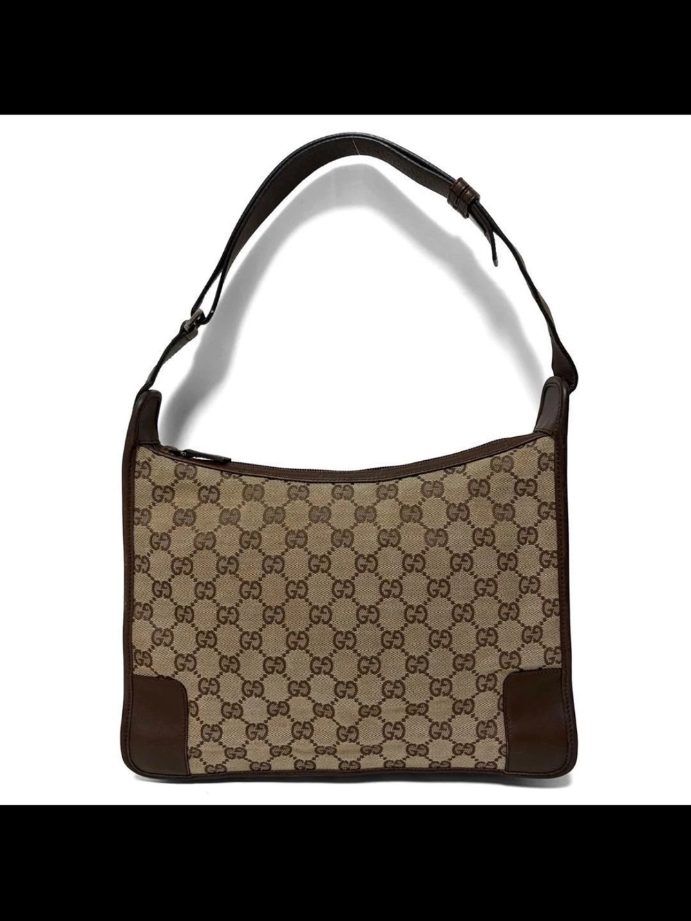 Gucci Brown GG Canvas Shoulder Bag
